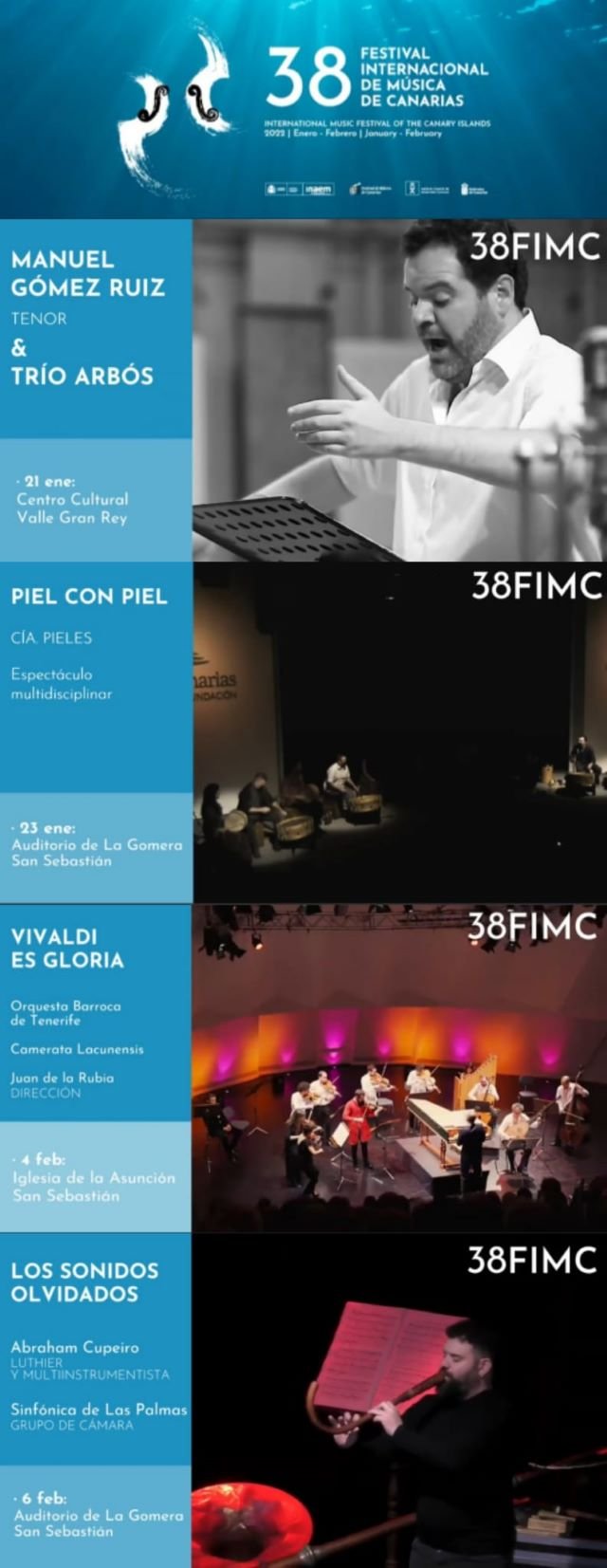 120122 Programación FIMC en La Gomera