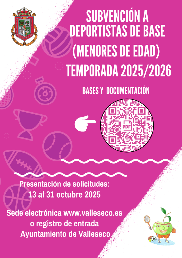 AYUDAS A DEPORTISTAS DE BASE MENORES DE EDAD TEMPORADA 2025 2026
