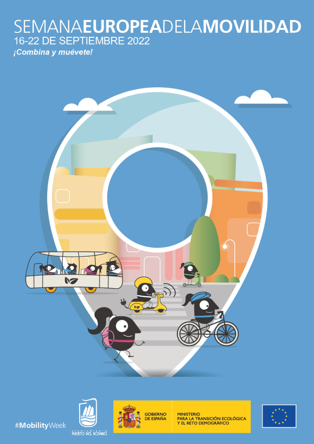 CARTEL SUMA A LA SEMANA EUROPEA DE LA MOVILIDAD 2022 MOBILITYWEEK