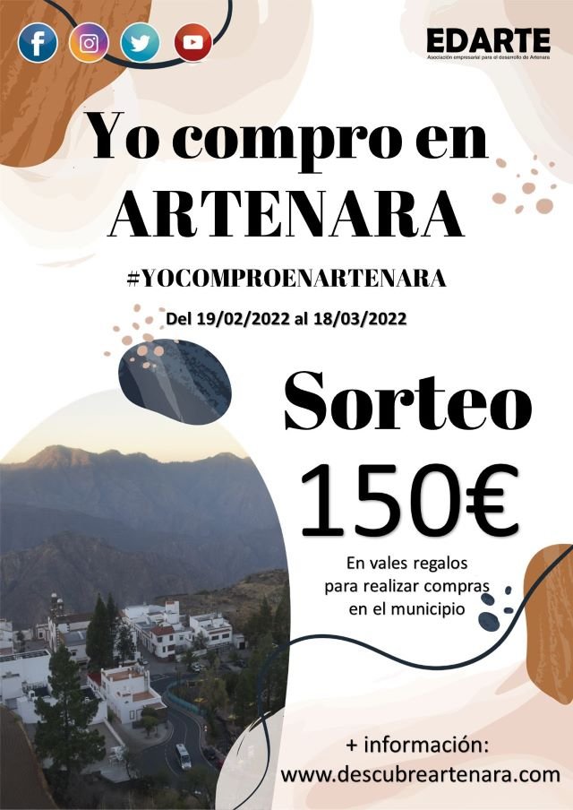 CARTEL YO COMPRO EN ARTENARA