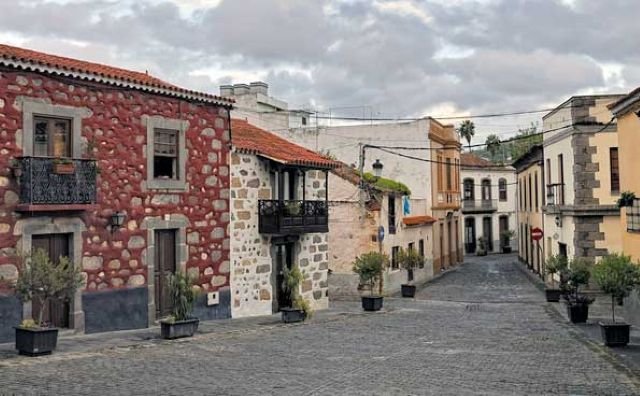 Calle Real en Santa Brígida