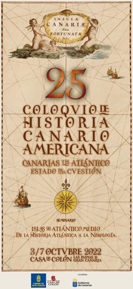 Cartel de la XXV edición del Coloquio de Historia Canario Americana