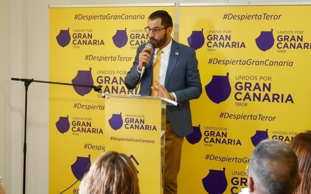 El presidente local y candidato a la Alcaldía de Teror Adonai Acostajpeg
