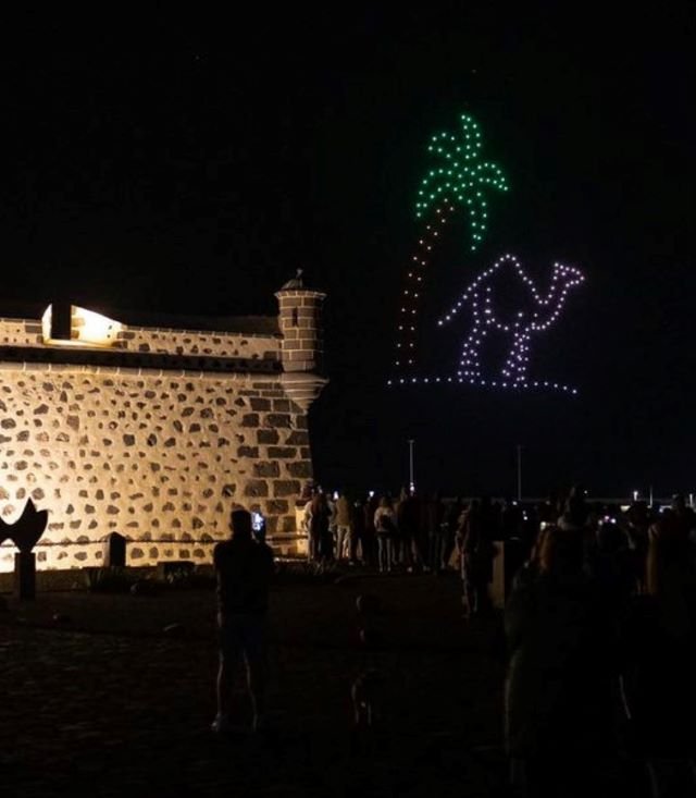 Figura con drones I