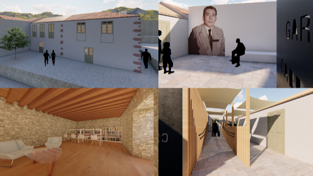 Infografía de la casa de Pedro García Cabrera