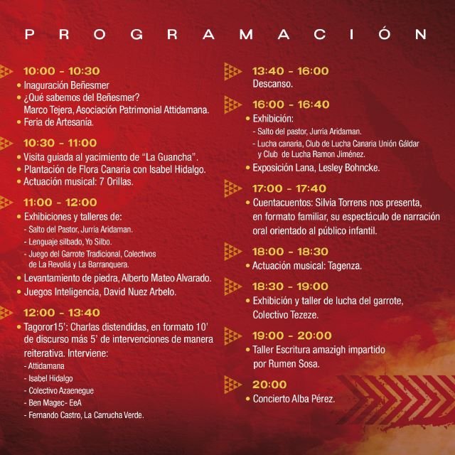Programa del Festival Beñesmer