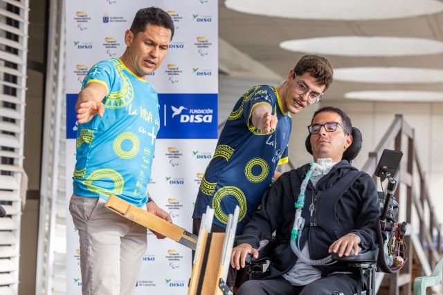 Relevo Paralímpico llega a la Unidad de Lesionados Medulares del Hospital Insular 2