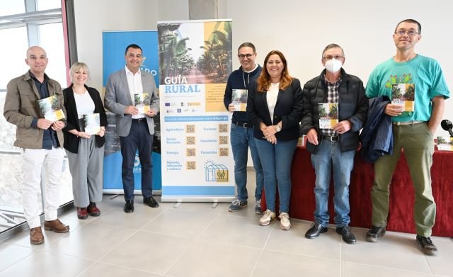 Un momento de la presentación hoy del proyecto Guía Rural