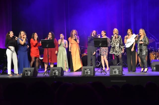 Una imagen del concierto Voces de Mujer Libres