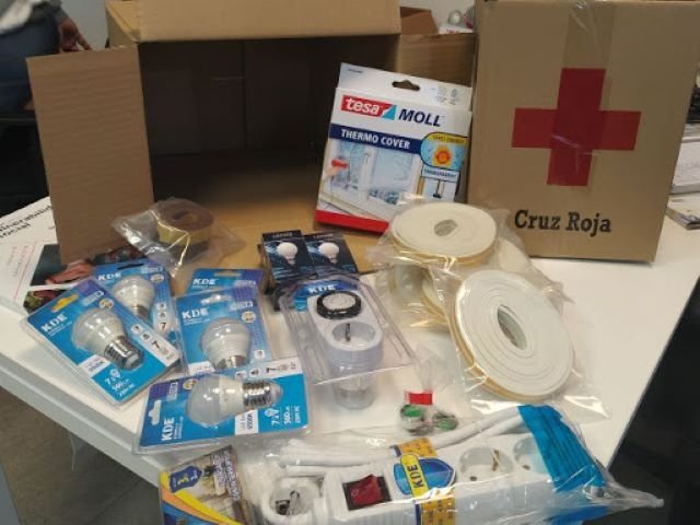 kit de eficiencia energética entregado a los usuarios