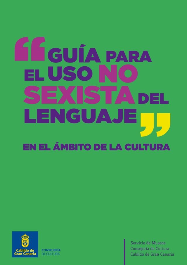 portada Guía para el uso no sexista del lenguaje en el ámbito de la cultura