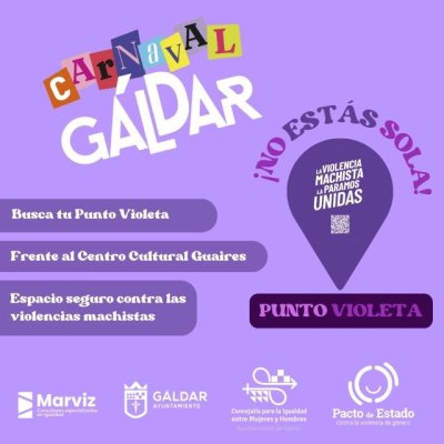 G&aacute;ldar: La Cabalgata del Carnaval incluir&aacute; por primera vez un Punto Violeta de prevenci&oacute;n y sensibilizaci&oacute;n de la violencia sexual
