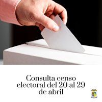 La Aldea: El censo electoral para las elecciones al Parlamento Europeo se podr&aacute;n consultar del 22 al 29 de abril en el Ayuntamiento