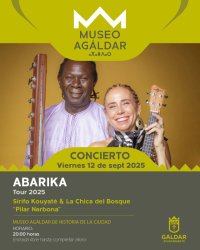 Gáldar: El Museo Agáldar acoge el concierto &#039;Abarika&#039;, un viaje musical entre África y Andalucía