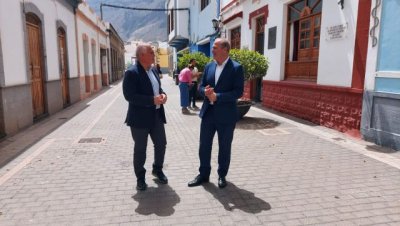 Vicepresidencia invierte 2,6 millones en actuaciones de mejora de carreteras y fomento de viviendas en La Aldea
