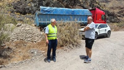 La Aldea de San Nicolás impulsa la reparación de la pista de acceso hasta la Playa de Tasartico