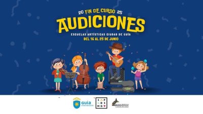 Las Escuelas Artísticas Ciudad de Guía clausurarán el curso con las Audiciones finales
