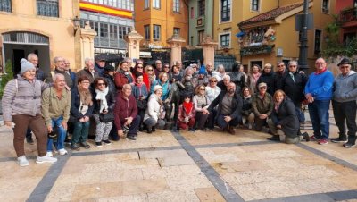 Villa de Firgas: Grupo de mayores que se fue al norte de España en un viaje organizado por la Concejalía del Mayor
