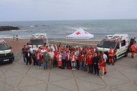 Cruz Roja presenta 7 nuevas ambulancias para intervenir en Las Palmas