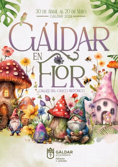 ‘Gáldar en Flor’ vuelve en su cuarta edición para dar colorido al casco histórico del 30 de abril al 20 de mayo