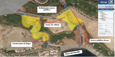 Ecologistas denuncian la destrucci&oacute;n de barrancos y la privatizaci&oacute;n encubierta de la playa del Hornillo por parte del grupo Lopesan