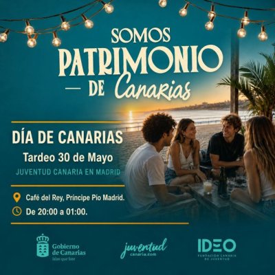 El Gobierno convoca un tardeo en Madrid para celebrar con jóvenes residentes en la capital el Día de Canarias