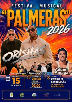La Aldea celebrar&aacute; el 15 de agosto la tercera edici&oacute;n del Festival Palmeras