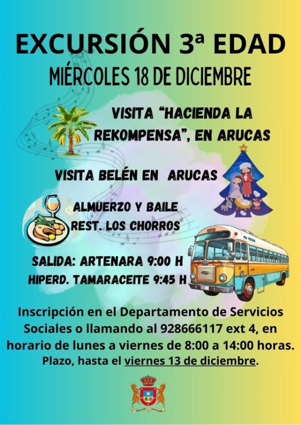 Artenara: Próxima excursión de la 3ª edad