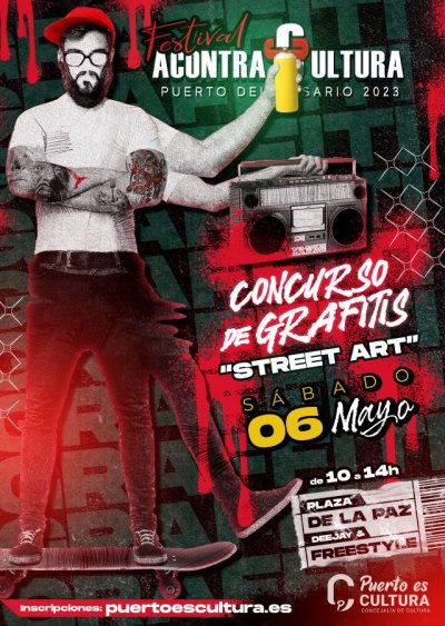 Puerto del Rosario: Concurso de grafitis este s&aacute;bado en la Plaza de La Paz  con la tem&aacute;tica de &laquo;Puerto del Rosario y sus rincones&raquo;