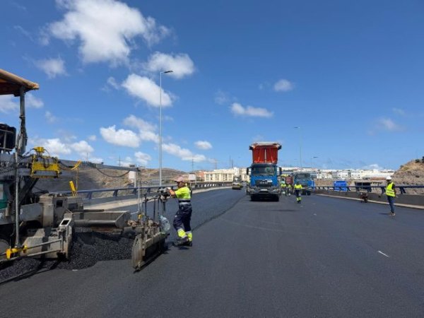 El Cabildo culmina la impermeabilizaci&oacute;n del Guiniguada y abre al completo la Circunvalaci&oacute;n de la capital grancanaria