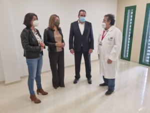 Blas Trujillo visita el nuevo edificio de Hospitalización del Molina Orosa que aumentará en 100 camas su capacidad