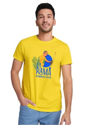 Gáldar: Barrial pone a la venta la camiseta de La Rama con Tito González como protagonista