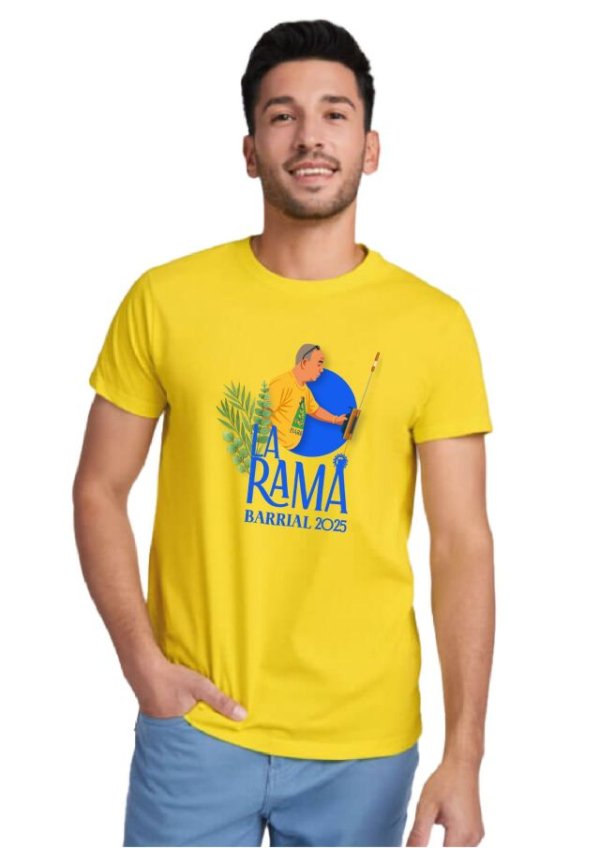 Gáldar: Barrial pone a la venta la camiseta de La Rama con Tito González como protagonista