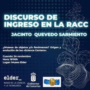 El Museo Elder celebra en su sede el ingreso de su primer director, Jacinto Quevedo, en la Academia Canaria de Ciencias