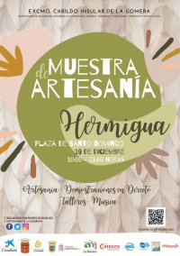 La artesan&iacute;a gomera recala en Hermigua con una muestra itinerante que se celebra este domingo