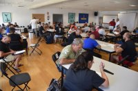 Los &Aacute;rbitros de Lucha Canaria realizan las pruebas de aptitud previas al inicio de temporada