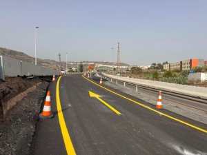 Obras Públicas pone en servicio el paso inferior en sentido Las Palmas GC–Firgas para avanzar en las obras de la circunvalación de Arucas