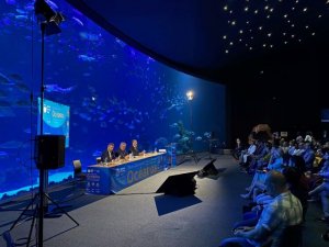 Se celebr&oacute; la conmemoraci&oacute;n del D&iacute;a Mundial de los Oc&eacute;anos en el Acuario Poema del Mar
