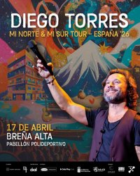 El cantante Diego Torres ofrece en La Palma el &uacute;nico concierto previsto en Canarias dentro de su gira espa&ntilde;ola &lsquo;Mi Norte &amp; Mi Sur&rsquo;