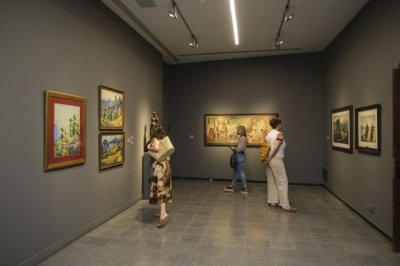 La exposici&oacute;n 'Gran Canaria Inspira. Tradici&oacute;n, arte y paisaje' ofrece visitas guiadas gratuitas en la Casa de Col&oacute;n