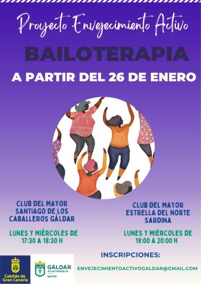 G&aacute;ldar lanza un taller de bailoterapia para personas mayores con el proyecto Envejecimiento Activo