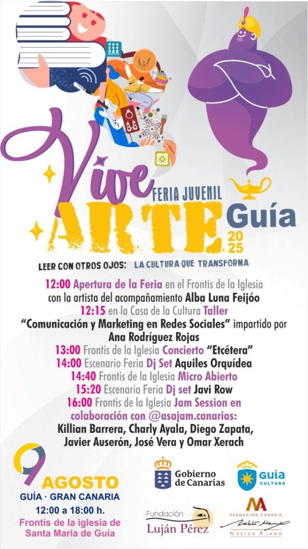 Guía: La Feria Cultural Juvenil ViveArte Guía llenará este sábado el frontis de la Iglesia de música, creatividad y talento joven
