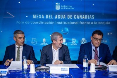 Gobierno, cabildos y ayuntamientos hacen frente com&uacute;n para combatir los efectos de la sequ&iacute;a