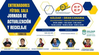 G&aacute;ldar acoge unas jornadas destinadas a entrenadores de f&uacute;tbol sala