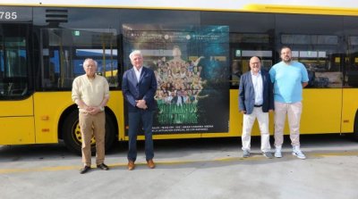 Guaguas Municipales promociona la cuarta edición de ‘Solidarios con altura’, el evento benéfico de la Fundación Alejandro Da Silva contra la Leucemia
