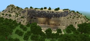 Un grupo de escolares del CEIP Pintor Néstor recrea el yacimiento de Risco Caído en el entorno virtual de Minecraft