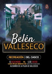 Valleseco: El Belén de Valleseco recrea el Casco del municipio