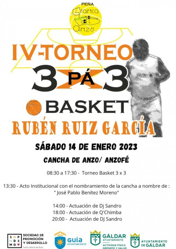 Guía: Este sábado en Anzo-Anzofé se jugará el IV Torneo de Baloncesto 3x3 Rubén Ruiz García
