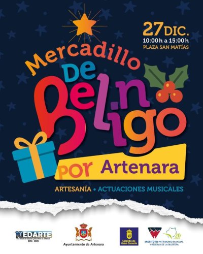 Artenara promueve producto local y solidaridad en una jornada navide&ntilde;a dirigida a toda la familia