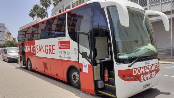 Arucas: Hemodonación y Hemoterapia se traslada esta semana con una unidad móvil de donación